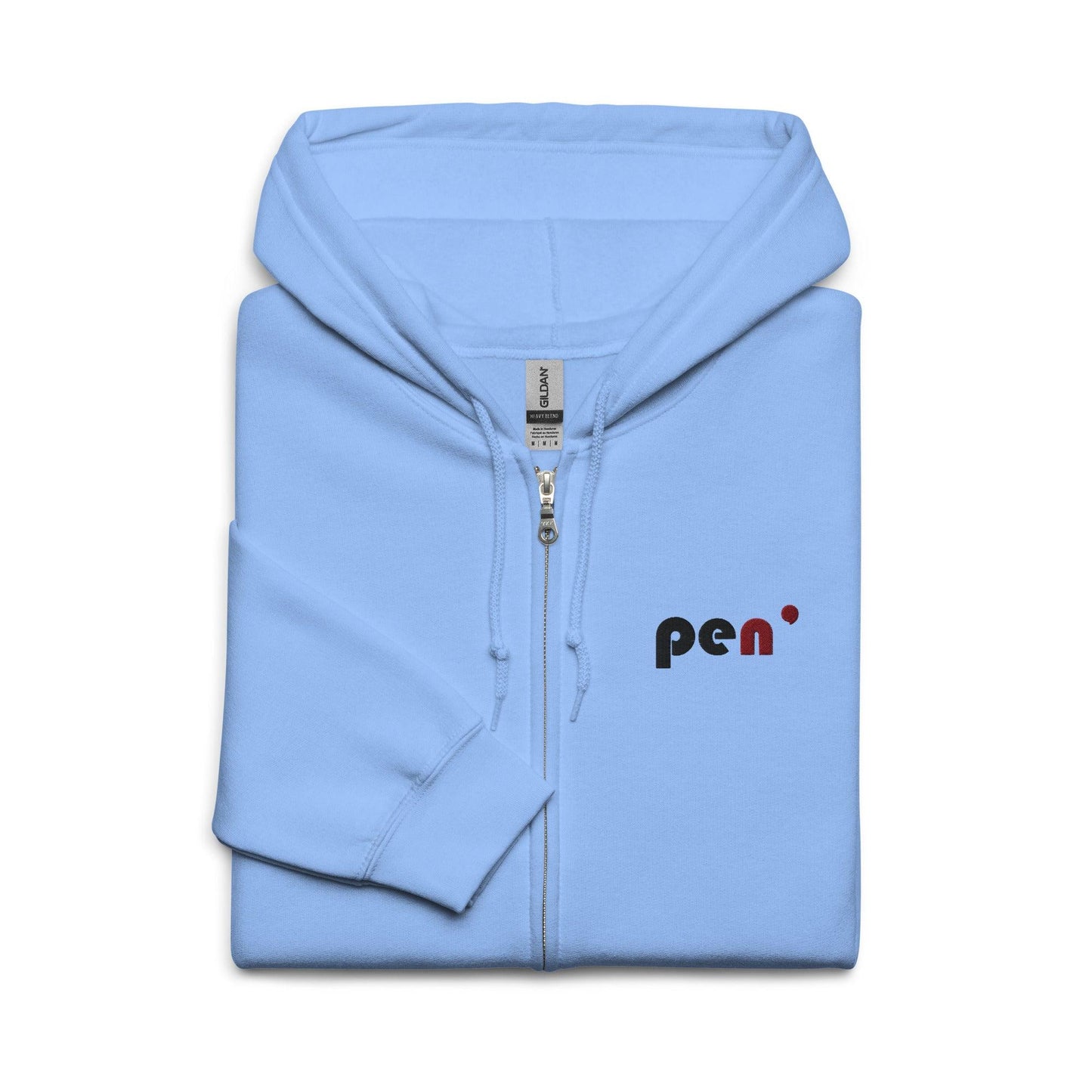 Pen' Celeste BR – Eco Friendly Zip Hoodie - Pen'