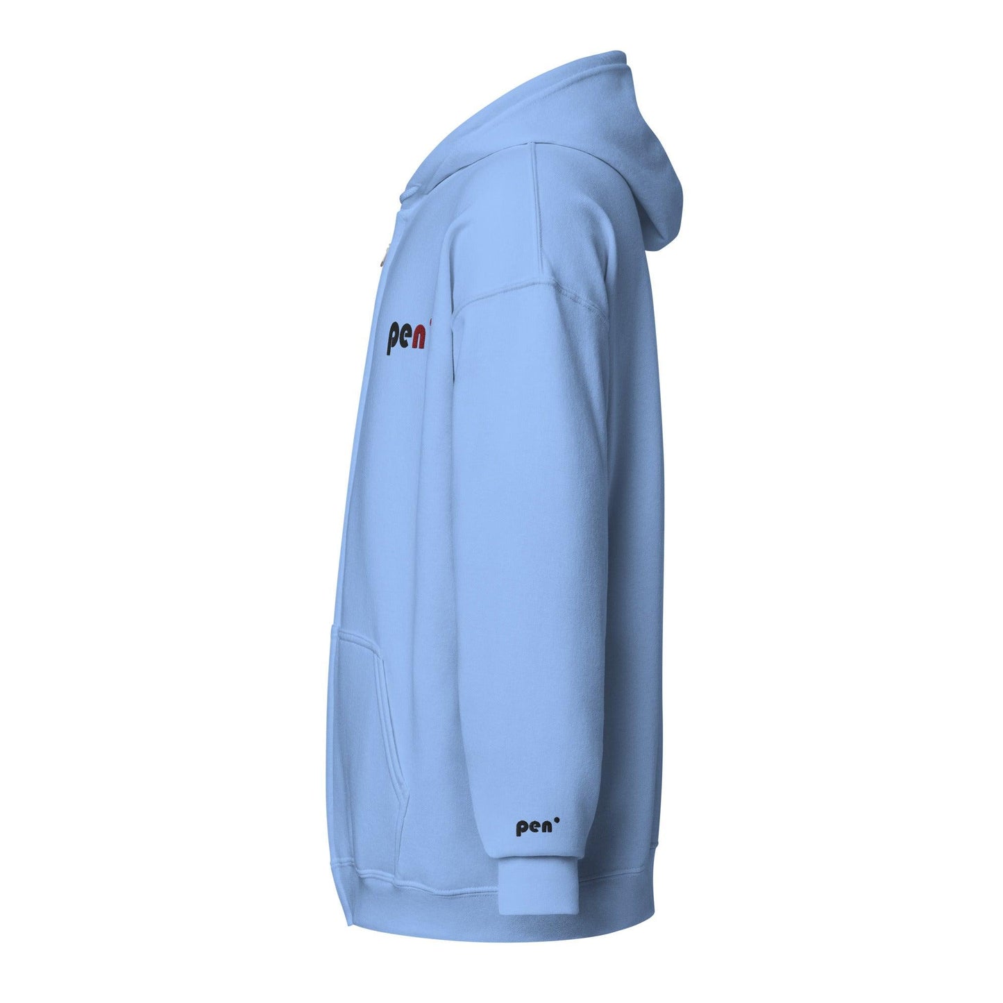 Pen' Celeste BR – Eco Friendly Zip Hoodie - Pen'