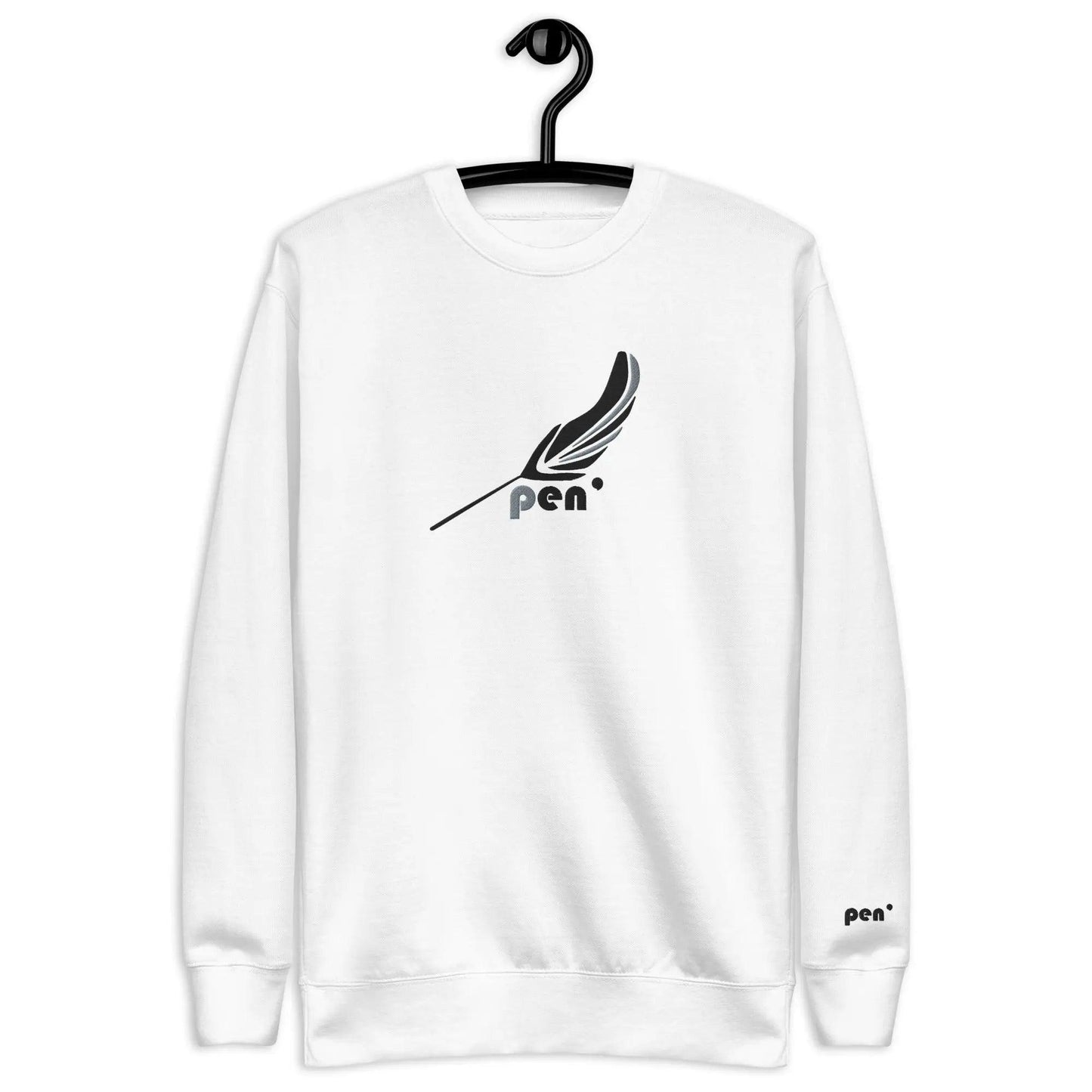 Pen' Cristal BW – Eco Friendly Streetwear Sweatshirt - Pen'