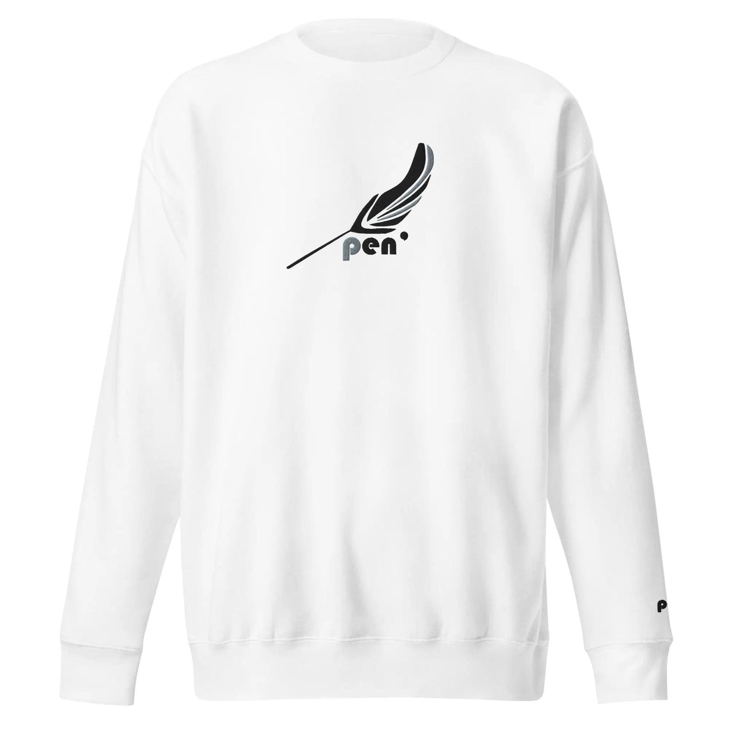 Pen' Cristal BW – Eco Friendly Streetwear Sweatshirt - Pen'