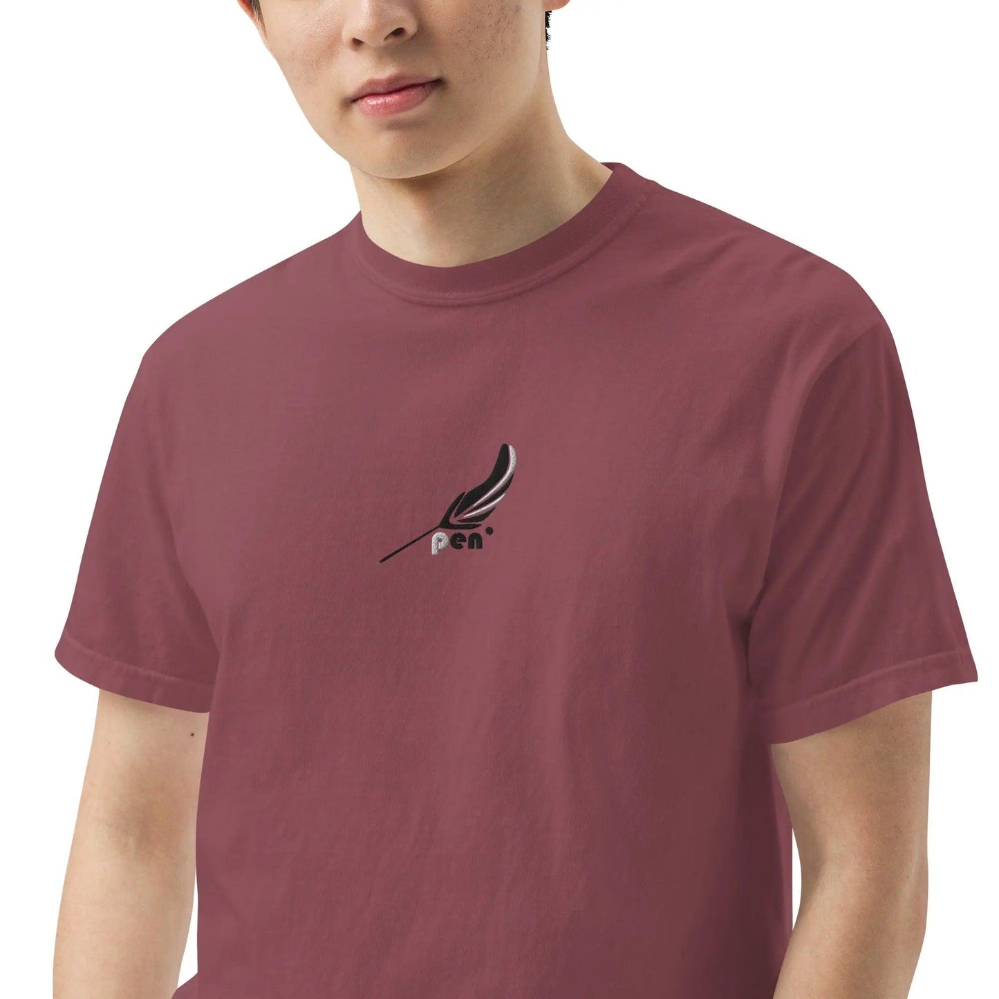 Pen' Glacier BW - Eco Friendly Heavyweight Unisex T-Shirt - Pen'