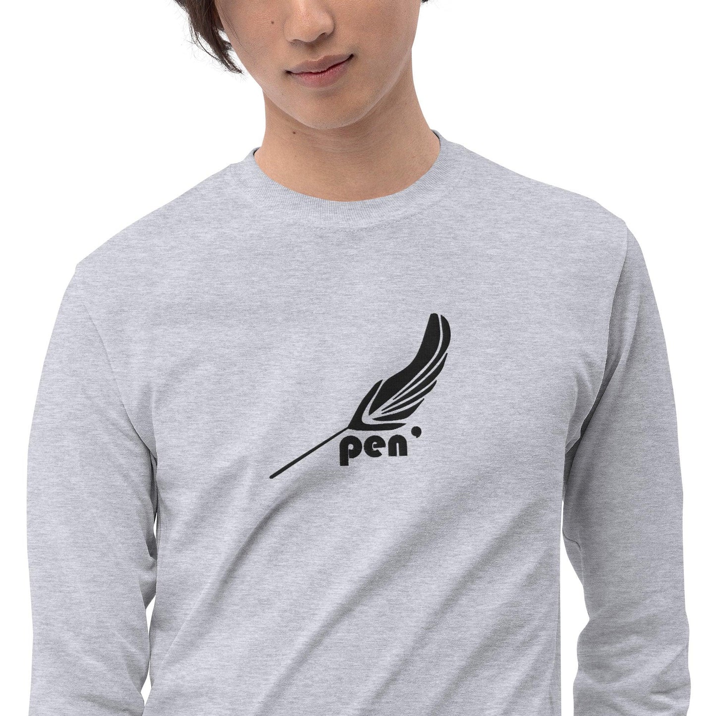 Pen' Sand BW – Eco Friendly Long - Sleeve Tee - Pen'