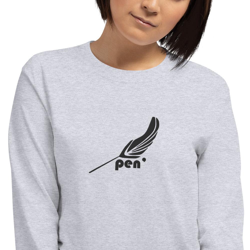 Pen' Sand BW – Eco Friendly Long - Sleeve Tee - Pen'