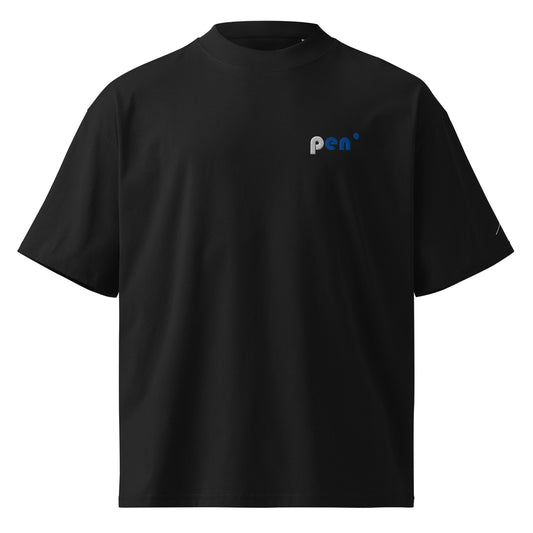 Pen' Black WB– Oversized Organic Tee - Pen'