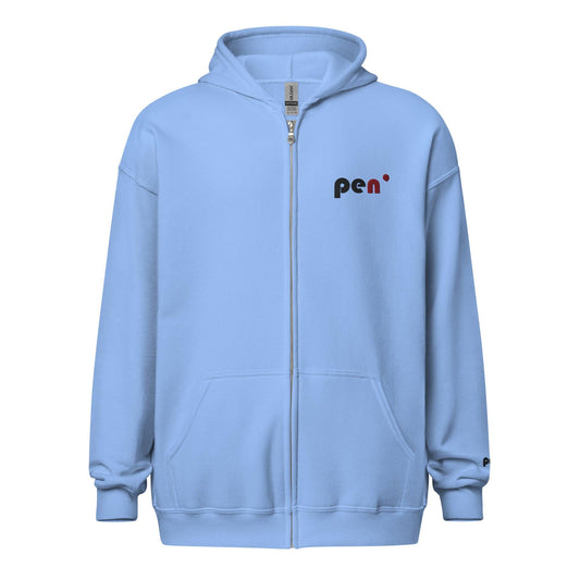 Pen' Celeste BR – Eco Friendly Zip Hoodie - Pen'