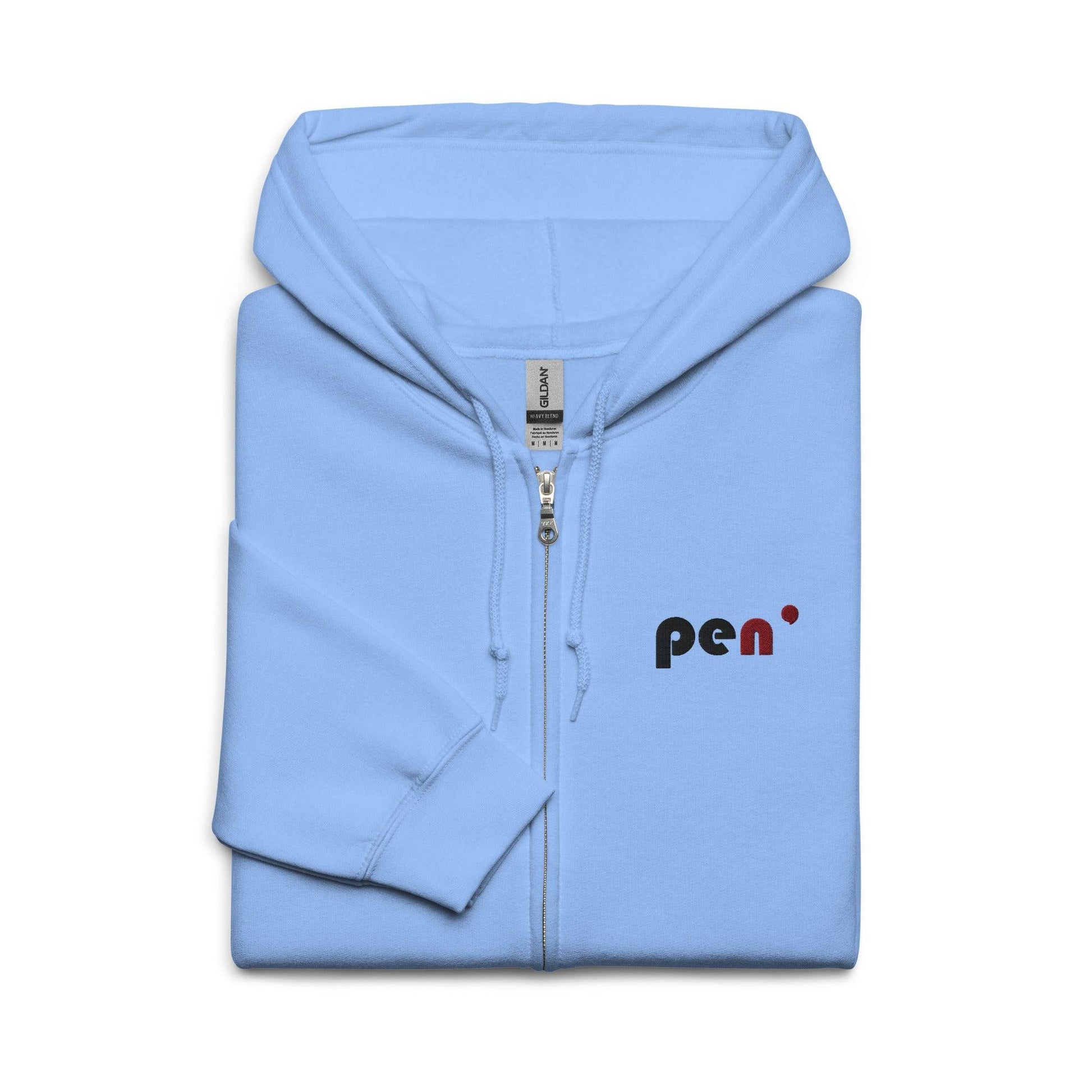 Pen' Celeste BR – Eco Friendly Zip Hoodie - Pen'