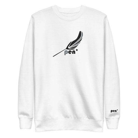 Pen' Cristal BW – Eco Friendly Streetwear Sweatshirt - Pen'