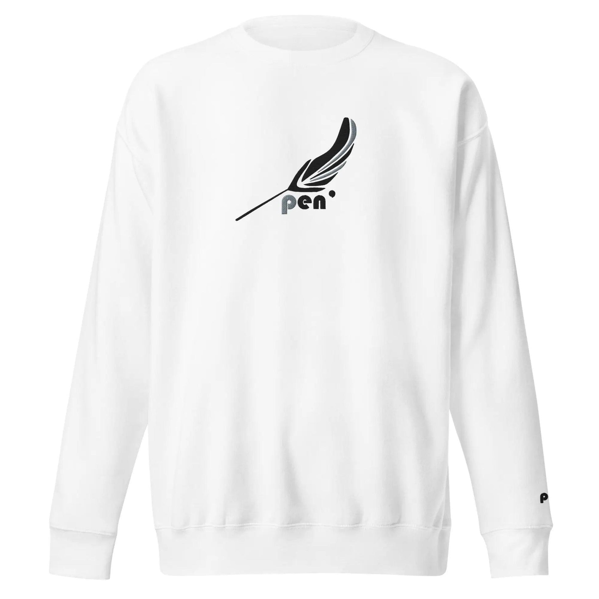 Pen' Cristal BW – Eco Friendly Streetwear Sweatshirt - Pen'