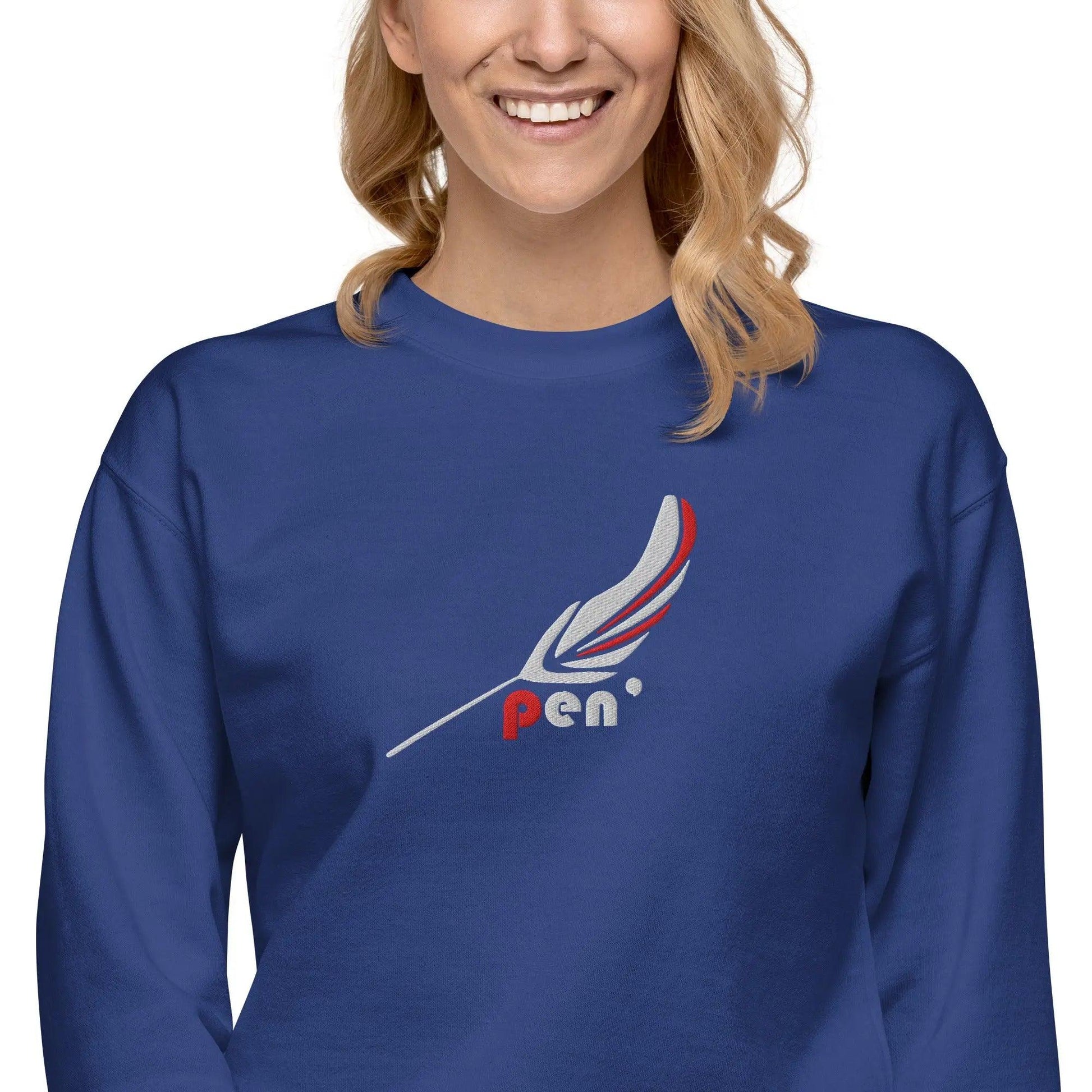 Pen' Indigo RW – Eco Friendly Streetwear Sweatshirt - Pen'